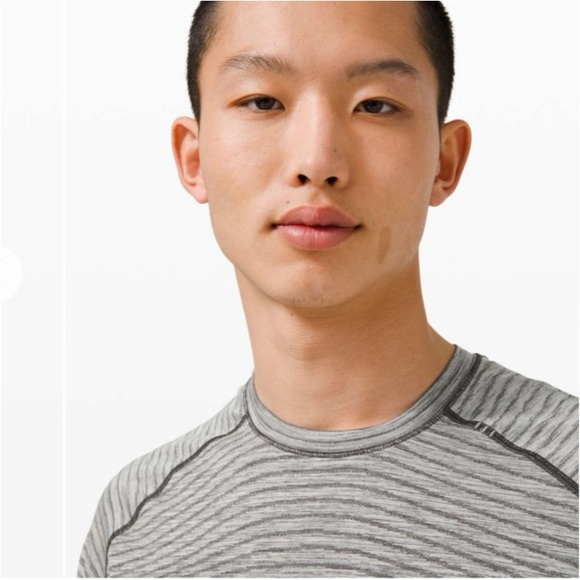 Lululemon Metal Vent Tech Short Sleeve 2.0 Wave Fade Graphite Grey / Vapor Sz XL - Picture 2 of 13